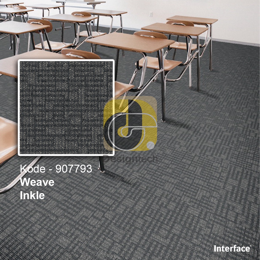 Jual Karpet Tile Lantai Simple, Uk. 50x50cm - Interface Weave Treadle ...