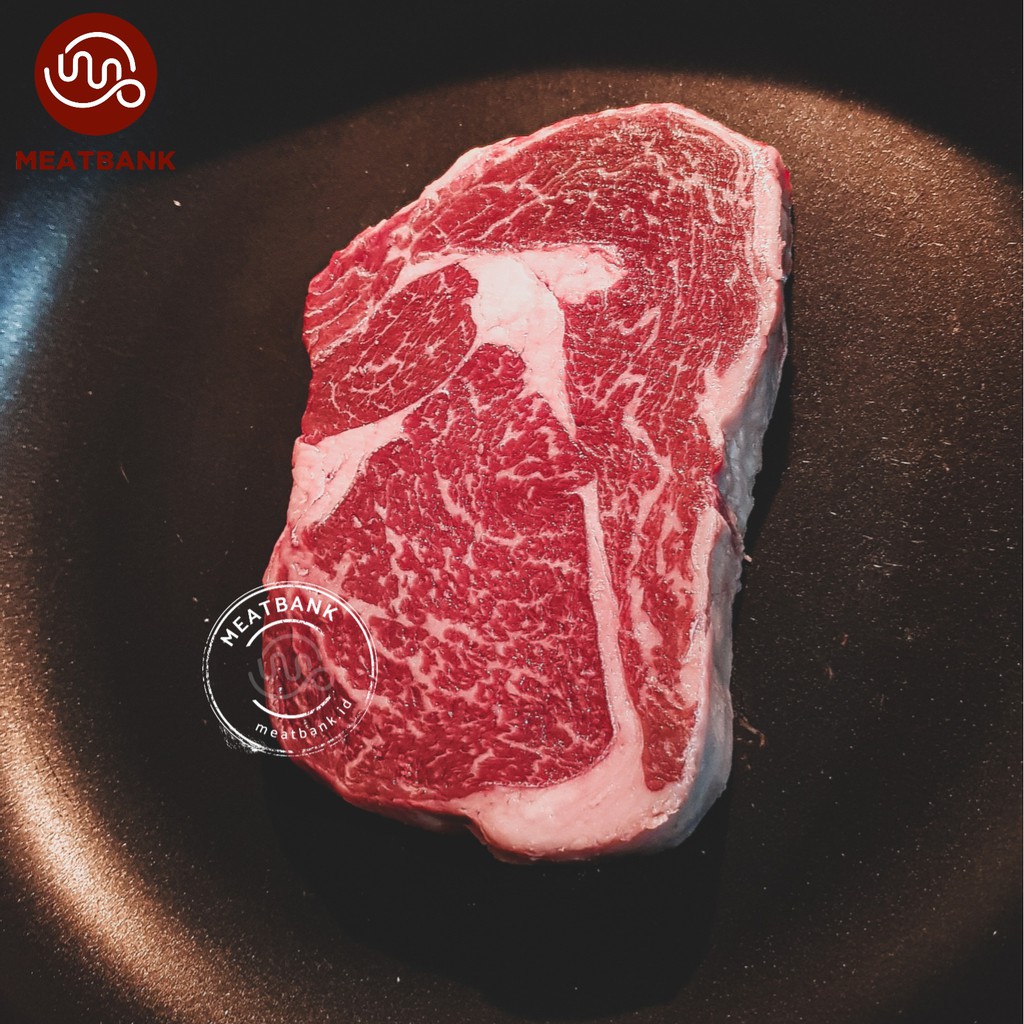 Jual MEATBANK Wagyu Ribeye MB 9 Daging Sapi Beef Marbling Rib Eye Steak AUS Shopee Indonesia