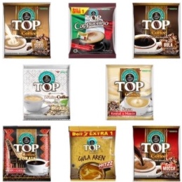 Jual TOP COFFEE CAPPUCCINO 25gr CRUNCHY CHOCO MALT AVOCADO KOPI INSTAN ...