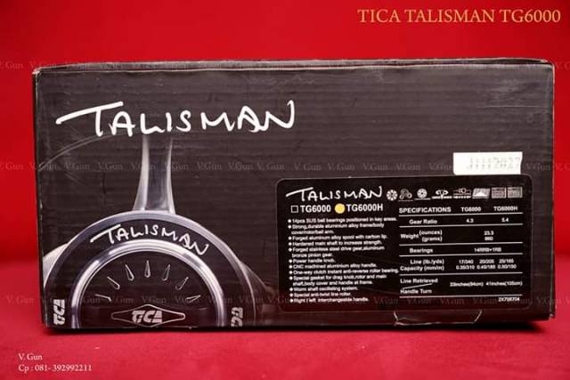 Moulinet Spinning TICA Talisman TG6000H – État B+, Occasion
