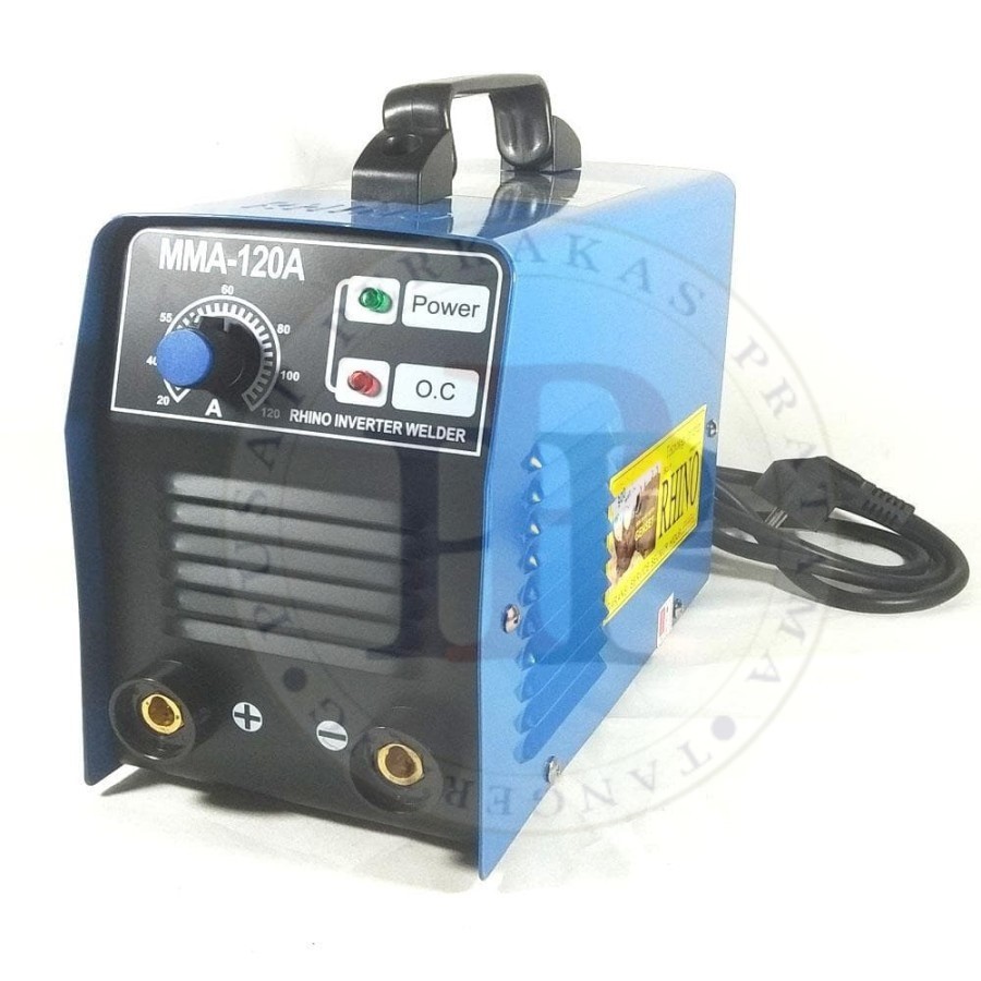 Jual Mesin Las Rhino Trafo Inverter 120 A 450w Bergaransi Biru Shopee Indonesia 1415