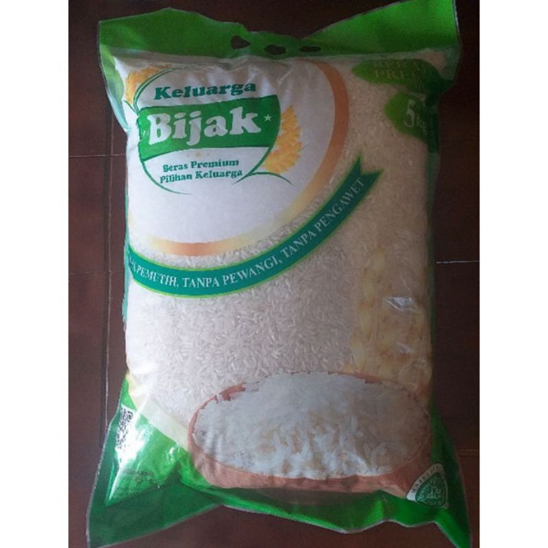Jual Beras Bijak Keluarga 5kg | Shopee Indonesia