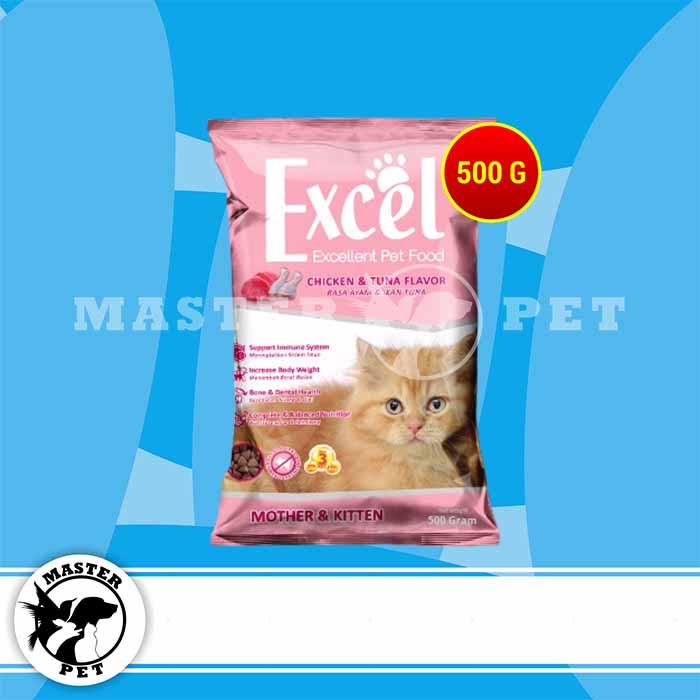 Jual Makanan Kucing Excel 500 gram / Repack 500gr | Shopee Indonesia