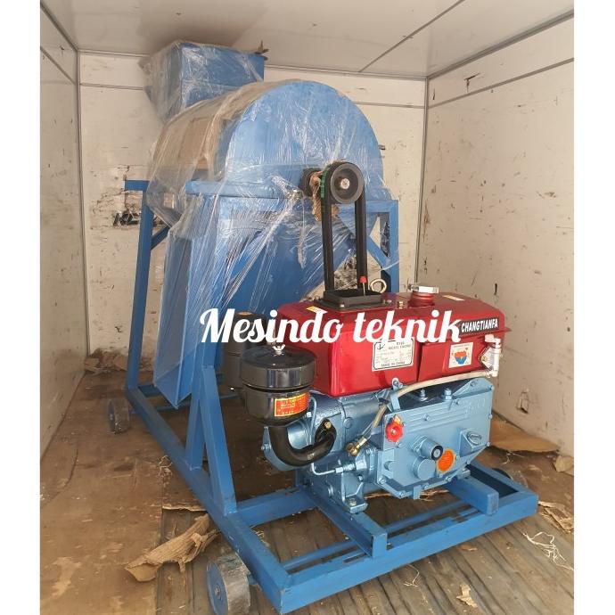 Jual Mesin Cacah Rumput/Kompos Besar + Mesin Diesel(Solar) 8Pk(R180 ...