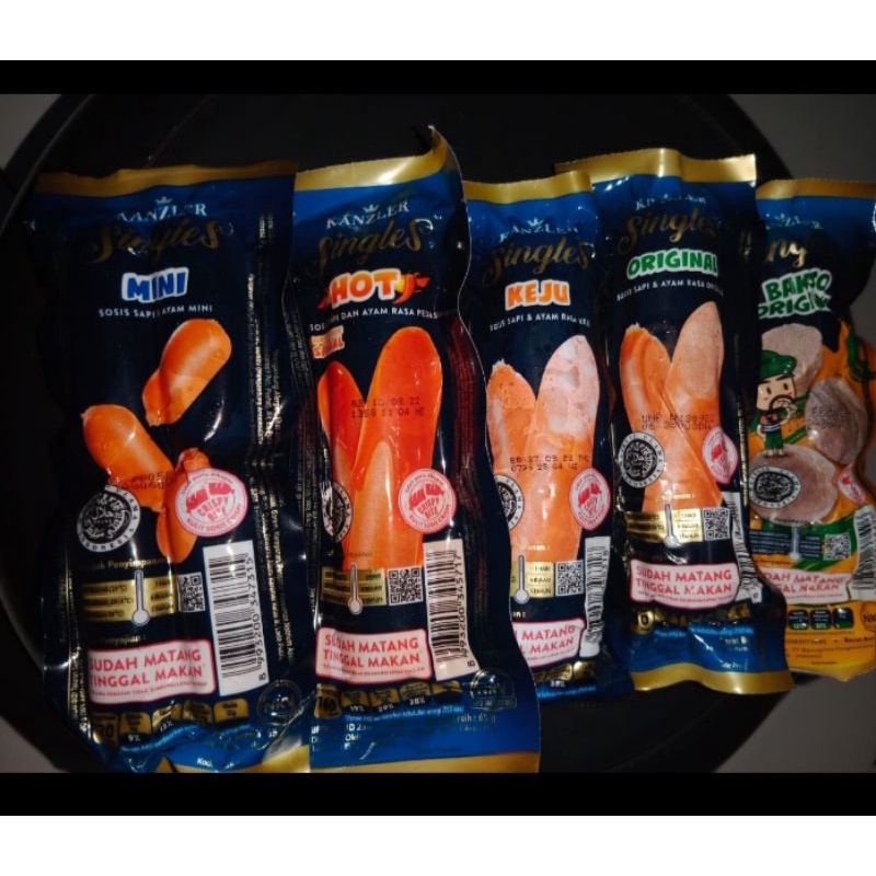 Jual satu Box sosis kanzler singles,sosis, | Shopee Indonesia