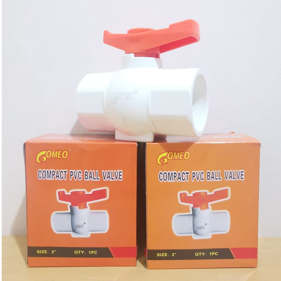 Jual BALL VALVE PVC GOMEO 2 INCH | Shopee Indonesia