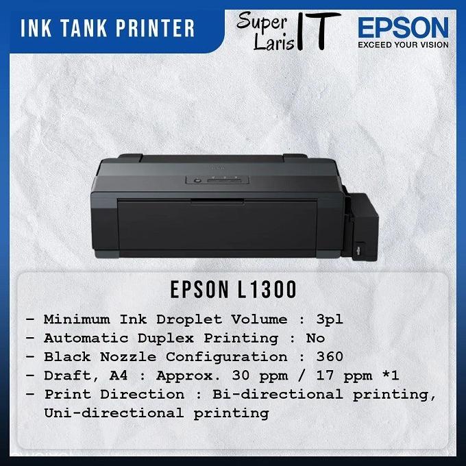 Jual Printer Epson L1300 A3 Berkahbelanja1 Shopee Indonesia 6768