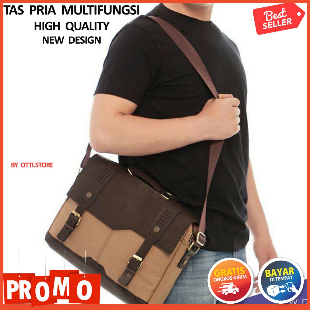 Jual Tas Selempang Pria Slingbag Slempang Keren Cowok Model Terbaru