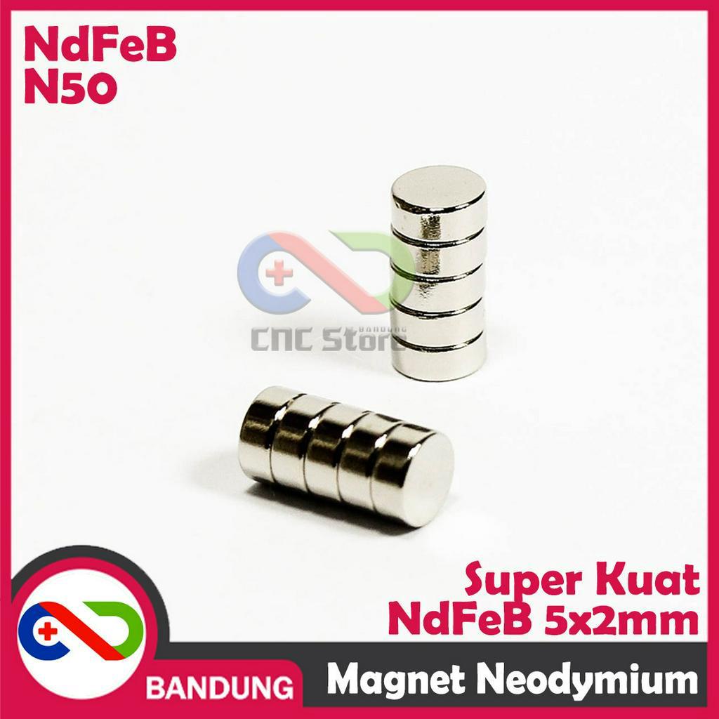 Jual Magnet Neodymium Ndfeb Bulat Permanen X Mm Shopee Indonesia