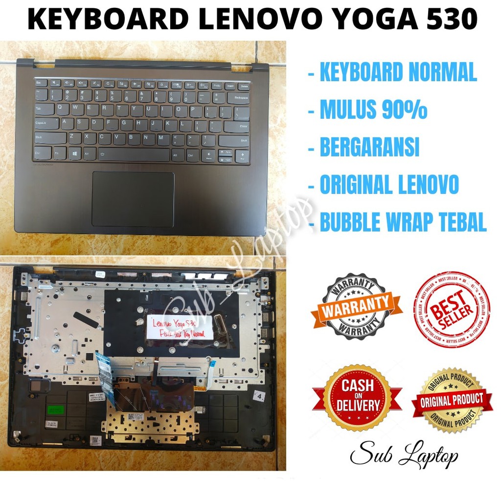 Topcase Con Tastiera Originale Lenovo Yoga 530-14IKB / 530-14ARR (5CB0R08653) - ITA?