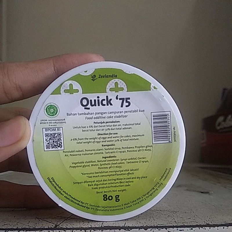 Jual ZEELANDIA QUICK 75 SP 80GR | Shopee Indonesia