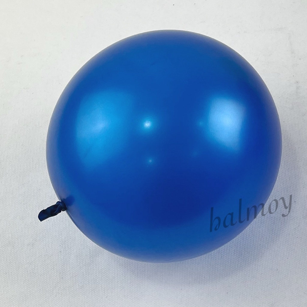 Jual BALON LATEX METALLIC 12 INCH WARNA BIRU 1 PACK 10 PCS