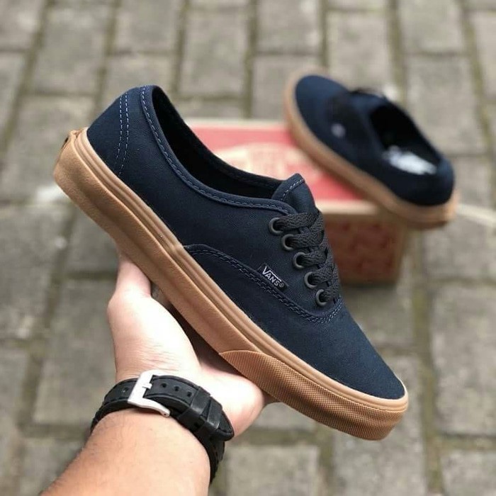 Vans authentic clearance black gum kaskus