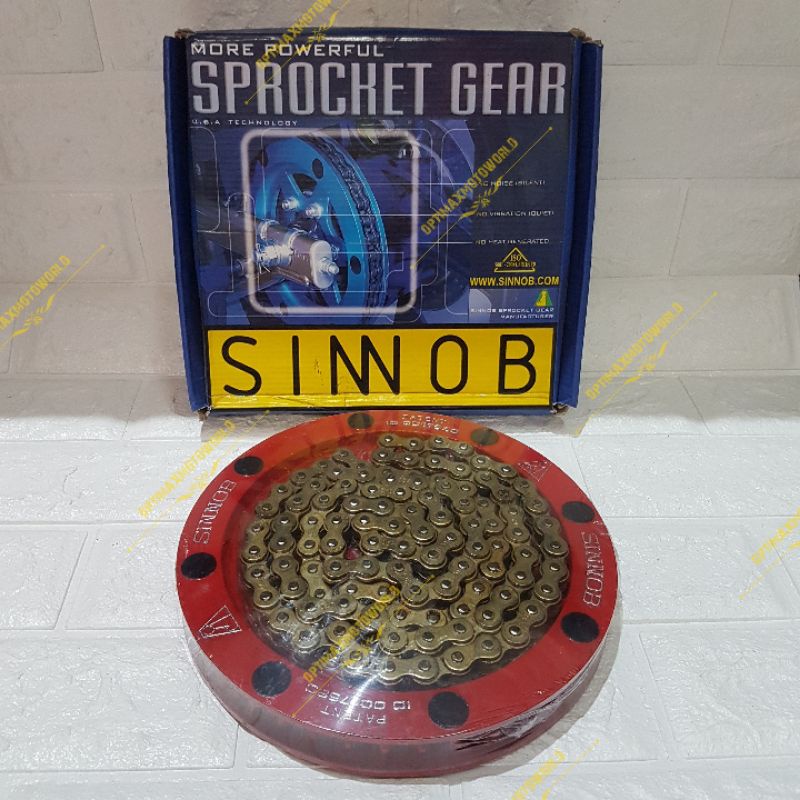 Jual GEAR SET SINNOB PREMIUM TIGER STANDAR RED original SINNOB Shopee