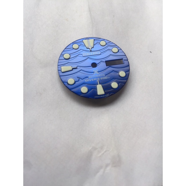 Jual plat aftermarket seiko blue spare part jam tangan untuk skx 28,5 ...