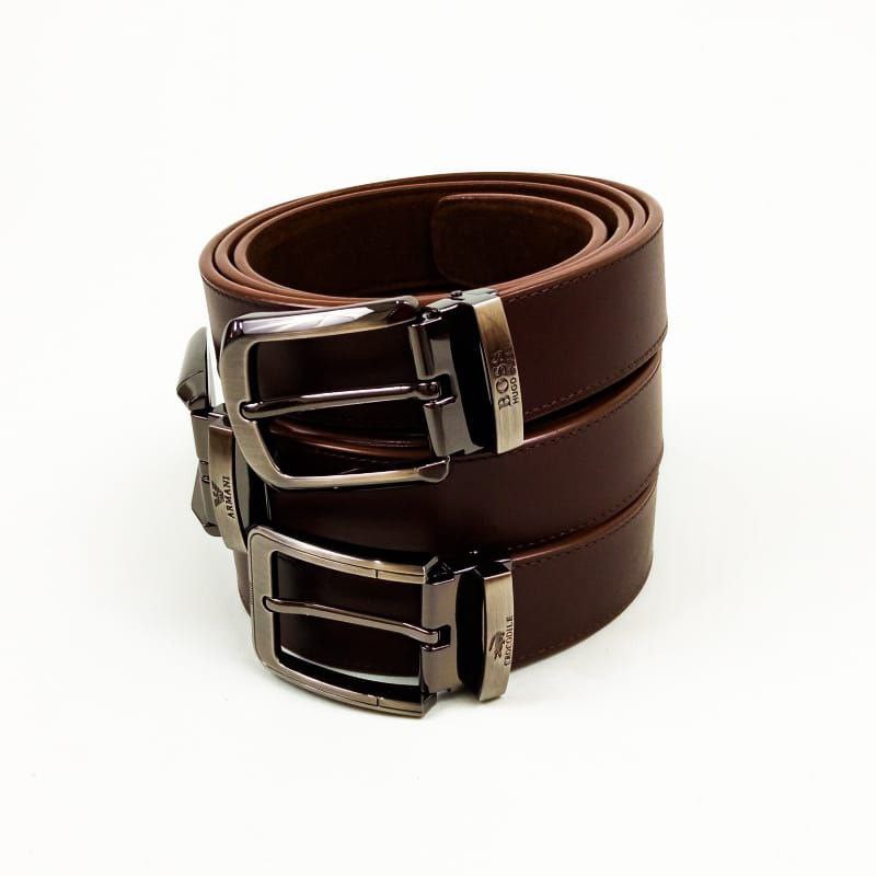 Jual Sabuk Ikat Pinggang Belt Kulit Asli Pria - GEKO Men Belt Leather ...