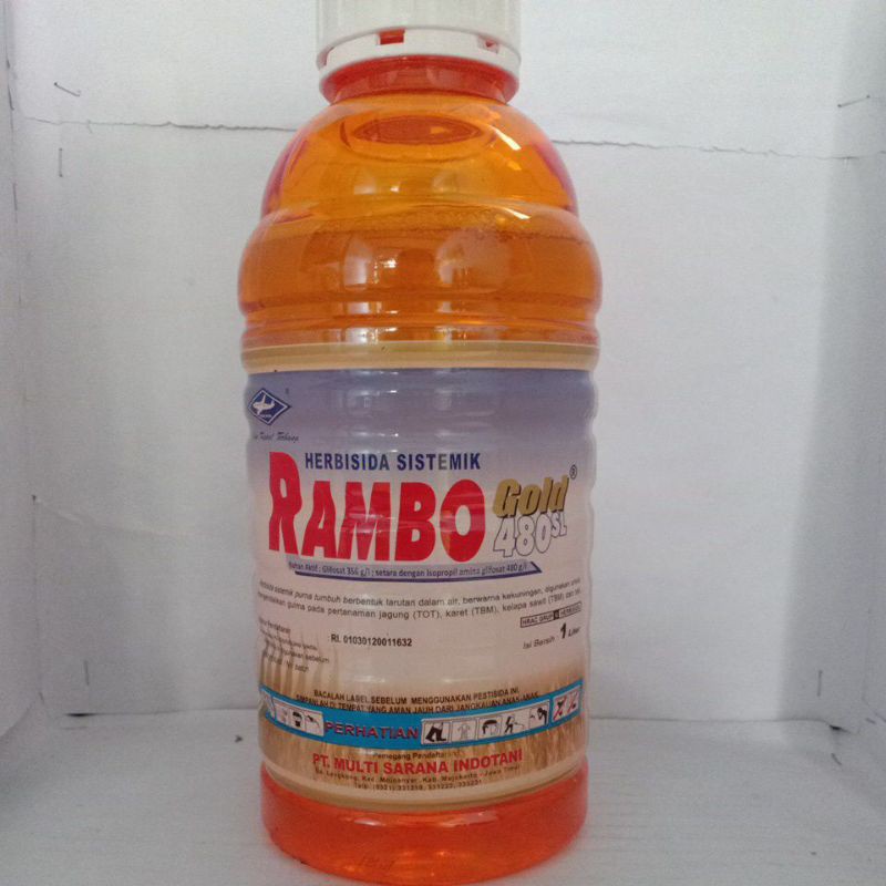 Jual herbisida Rambo gold 480SL 1 liter | Shopee Indonesia