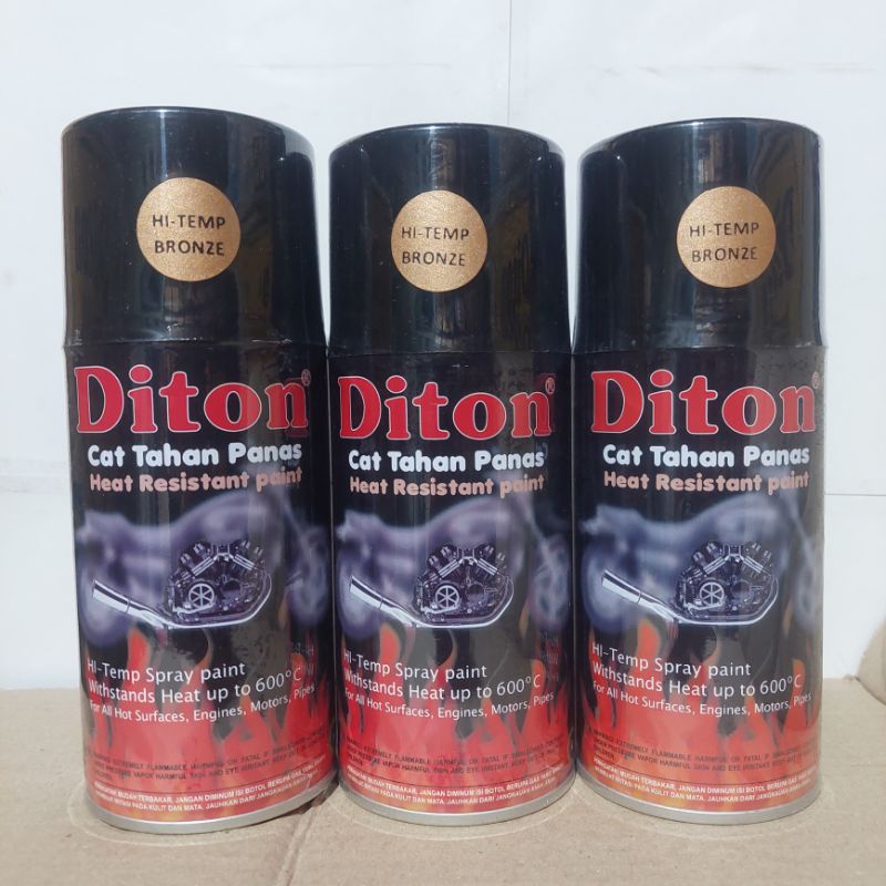 Jual Pilok Pilox Cat Diton Anti Panas Hitam Silver Bronze Hi Temp Black Silver Bronze Cat Tahan