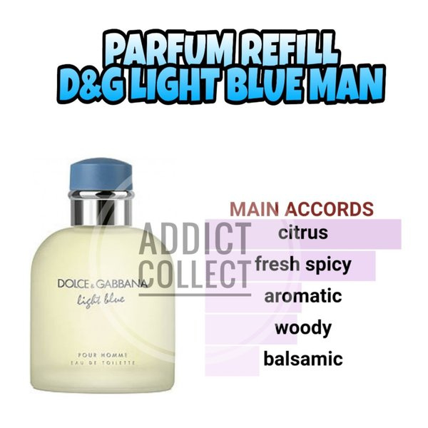 Parfum refill d&g light blue new arrivals