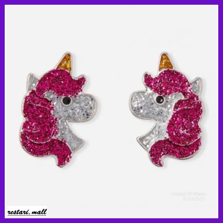 Justice unicorn earrings clearance