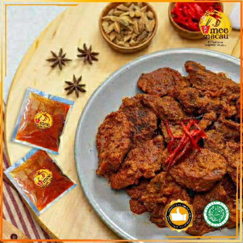 Jual Saus Bumbu Rendang | Saos Premium Rempah Asli Homemade Halal | 25 ...