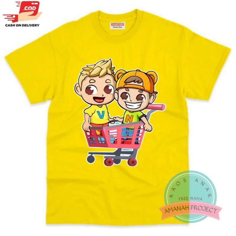 Jual BAJU KARTUN VLAD NIKI KAOS ANAK BAHAN PREMIUM | Shopee Indonesia