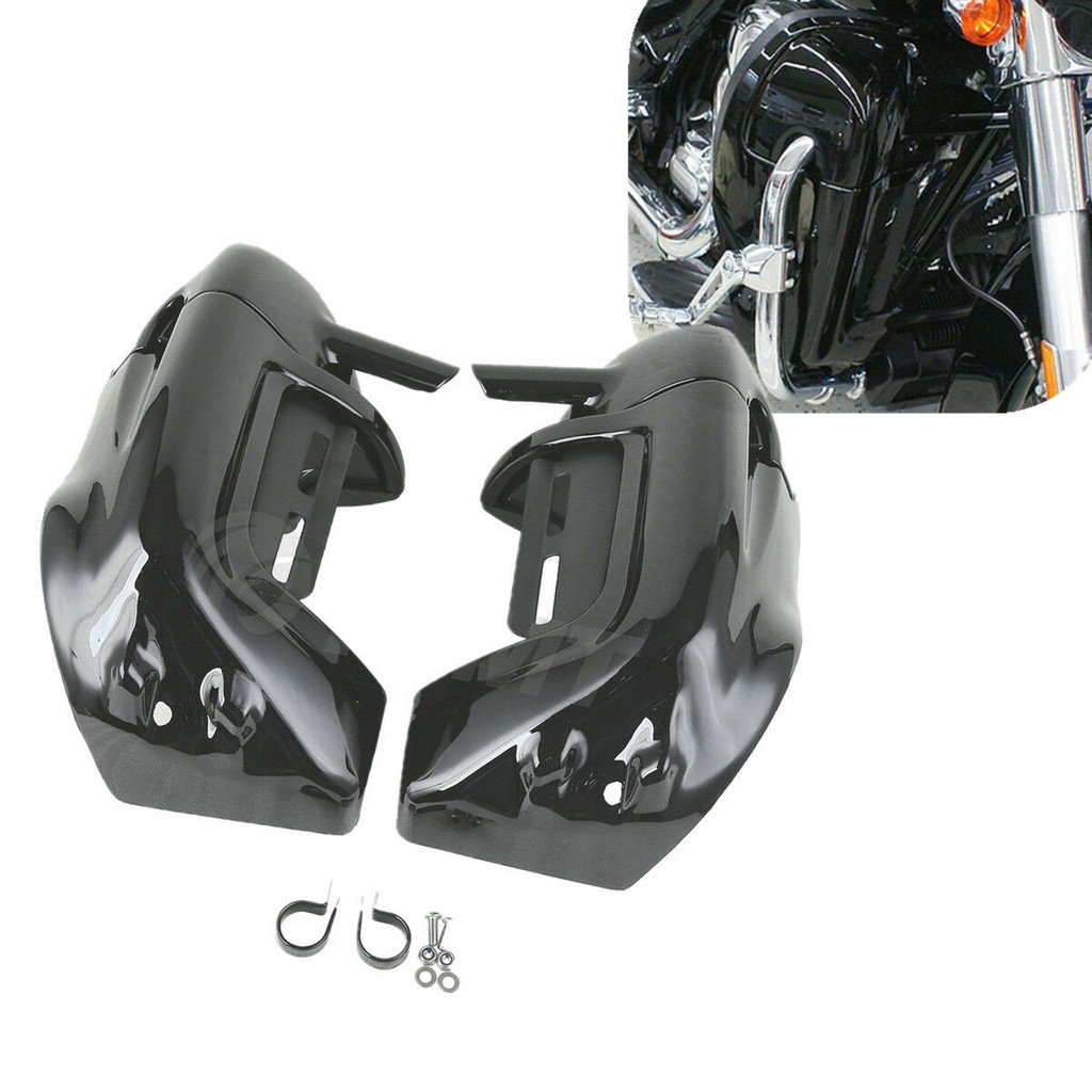 TCMT Lower Vented Leg Fairings Glove Box Fits For Harley - View #4
