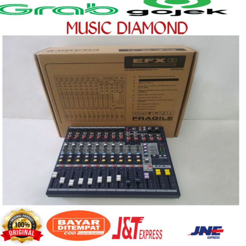 Jual mixer Soundcraft EFX8 ( 8 channel ) Shopee Indonesia