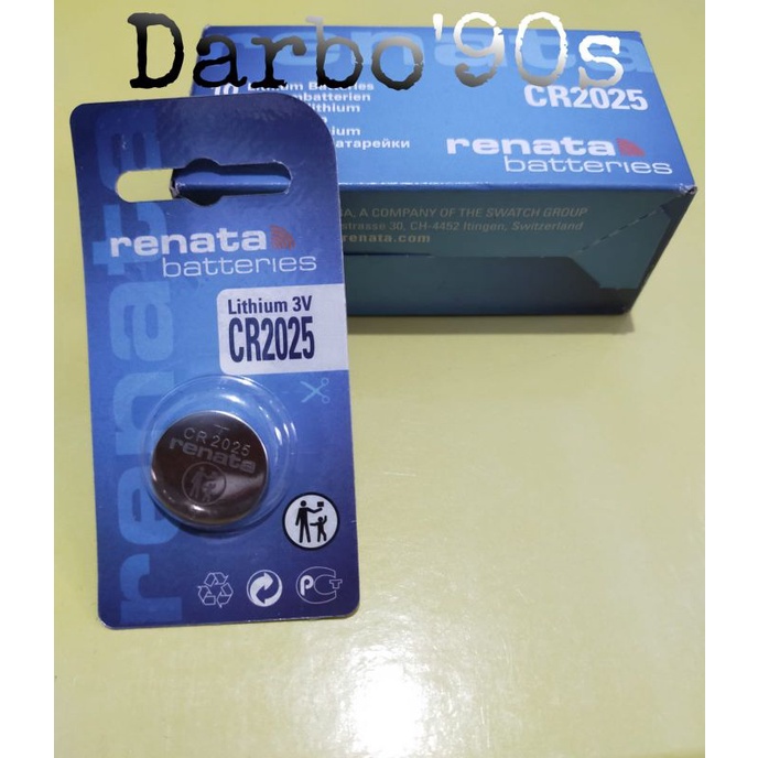 Jual BATERAI BATRE BATTERY BATRAI RENATA CR 2025/ CR 2025 ORIGINAL Shopee Indonesia