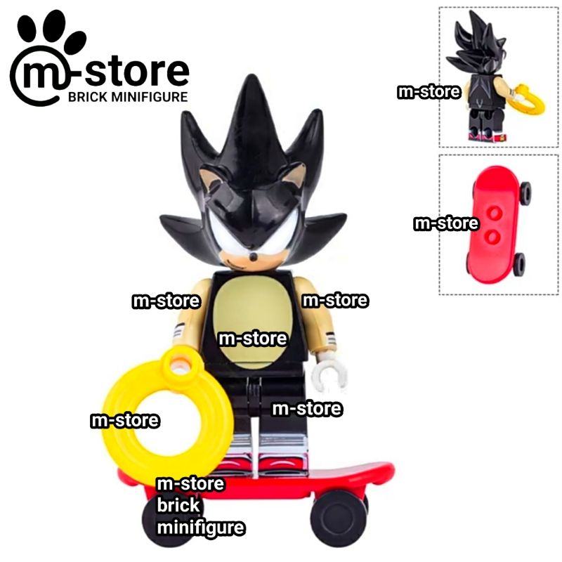 lego sonic the hedgehog dark super sonic minifigure