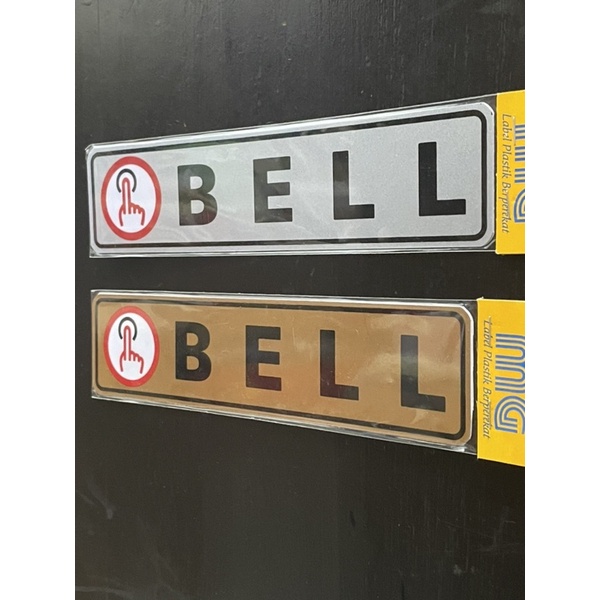 Jual SignBoard Signage PVC Stiker Tempel Bell Premium (cocok untuk ...