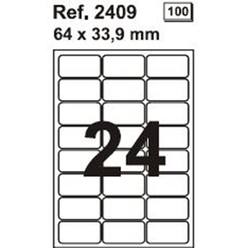 Jual [BMS Semarang] Apli White Paper Labels A4 Round (1 Pak Isi 5 ...