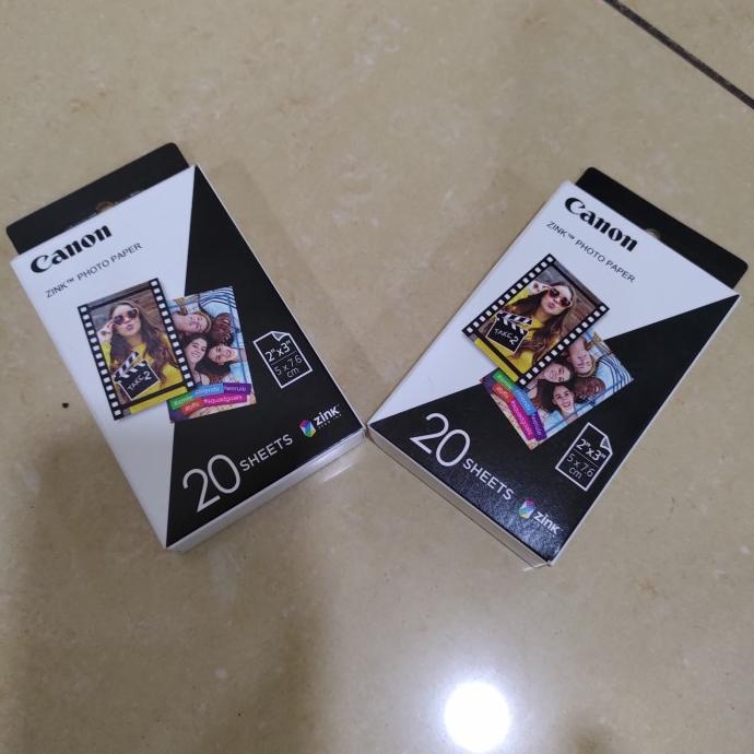 Jual paper canon mini photo printer pv 123 (20 sheet) Shopee Indonesia