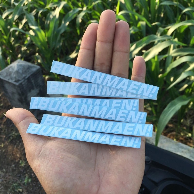 Jual STIKER CUTTING VIRAL BUKAN MAEN | Shopee Indonesia