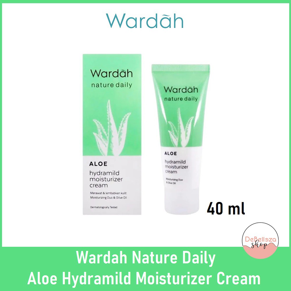 Jual Wardah Nature Daily Aloe Hydramild Moisturizer Cream 40 ml