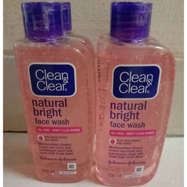 Jual Clean&clear natural bright face wash 100 ml. | Shopee Indonesia