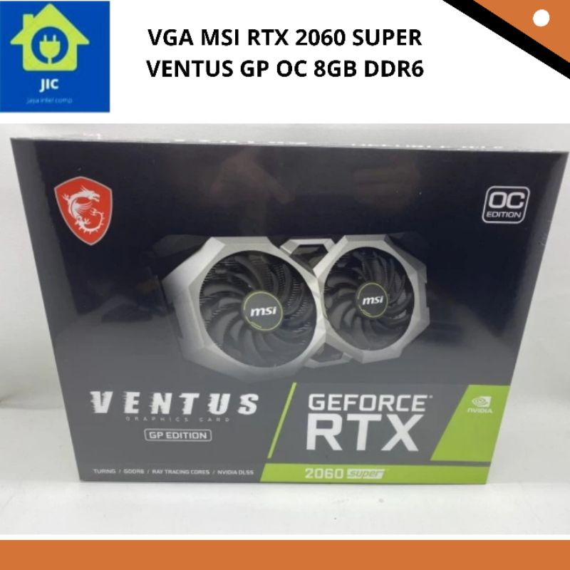 Jual VGA MSI RTX 2060 SUPER VENTUS GP OC 8GB DDR6 | Shopee Indonesia