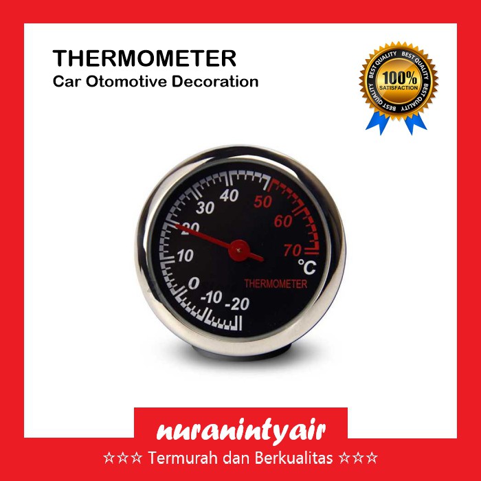 Jual Termometer Suhu Mobil Dekorasi Aksesoris Mobil Hiasan Dashboard ...
