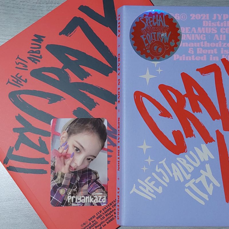 Jual Itzy Cil Photobook Version Full Set Unsealed Crazy In Love Special ...