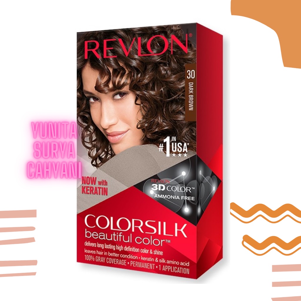 Jual REVLON COLORSILK Hair Color Cat Rambut all variant | Shopee Indonesia