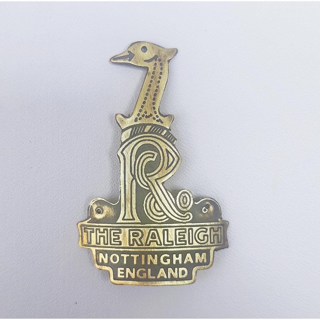 Jual THE RALEIGH - Plat Emblem Logo Sepeda Ontel Jawa Merk The Raleigh ...