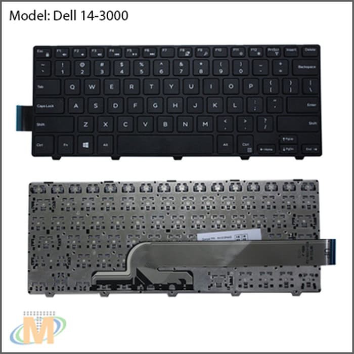 Jual EMJaya Keyboard laptop Dell Inspiron 14-3000, 14-3441, 14-3442, 14 ...