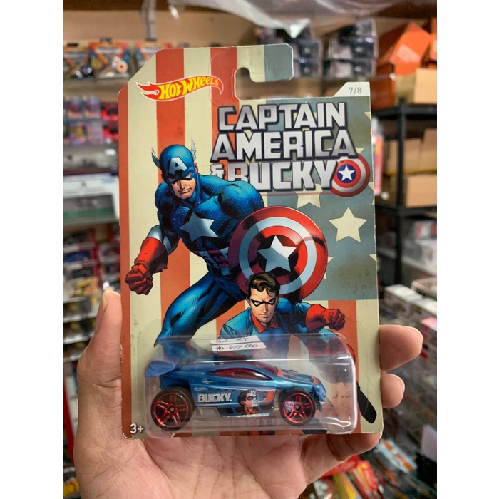 Jual Hotwheels Captain America And Bucky Spectyte Card Jelek Shopee Indonesia