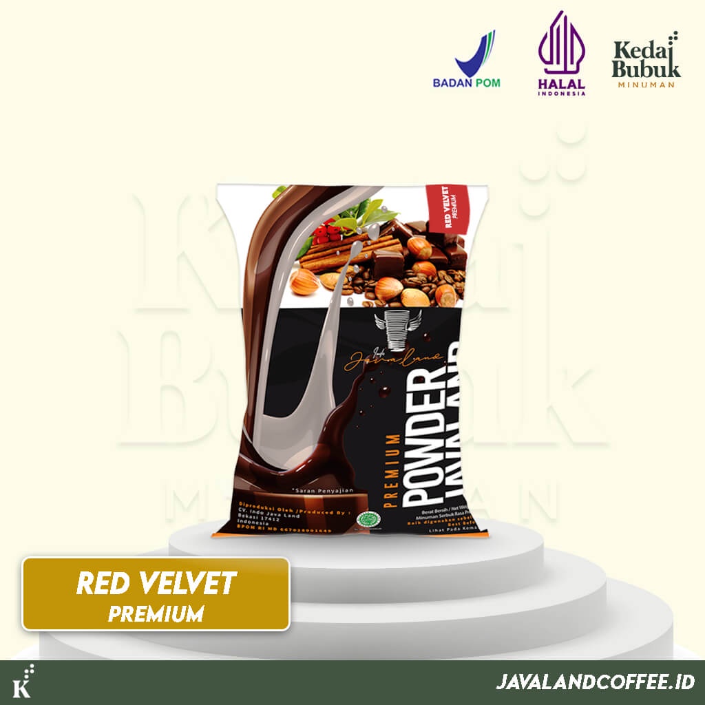 Jual Javaland Bubuk Minuman Rasa Red Velvet 1Kg - Premium Plain ...