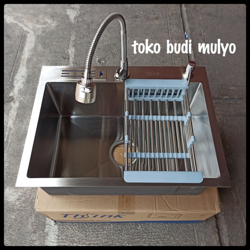 Jual PAKET KITCHEN SINK STAINLESS 304 60x45 Shopee Indonesia   3342ec2bd35d7c51e7f4f39fc32fa9ac