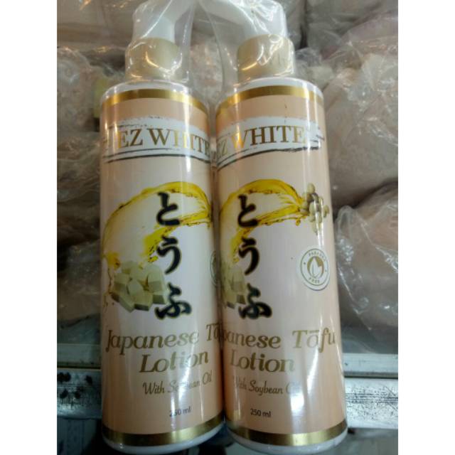 Jual Ez white japanese tofu lotion with soybean oil Shopee Indonesia