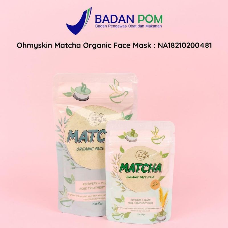 Jual [distri Resmi] Ohmyskin Face Mask Organic Matcha Choco Coffee