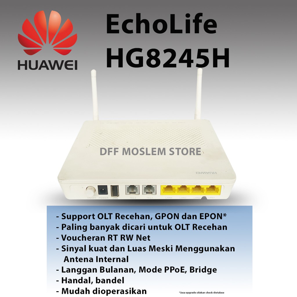 Jual Modem Wifi Router Huawei Hg8245h Ont Xpon Olt Recehan Shopee Indonesia 8284