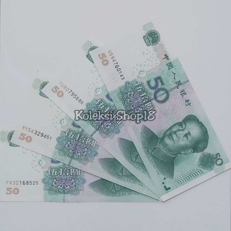 Jual Koleksi Yuan China Pecahan 50 Yuan | Shopee Indonesia