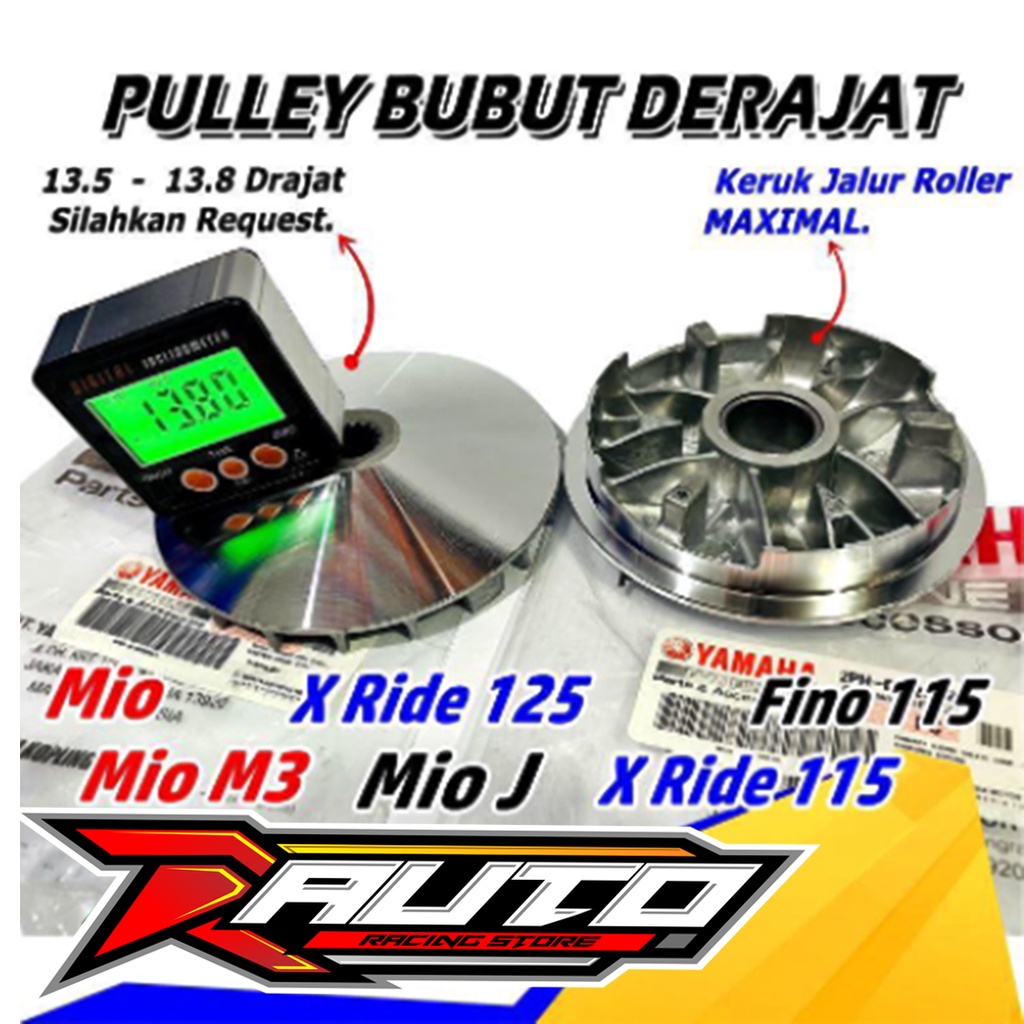 Jual Pulley Bubut Mio J Sporty Rumah Roller Bubut Custom Mio M Fino